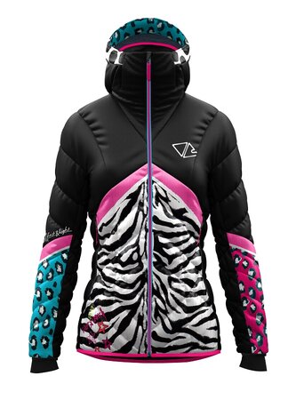 Zimná Bunda Crazy Idea Jkt Electra Woman Black/Zebra