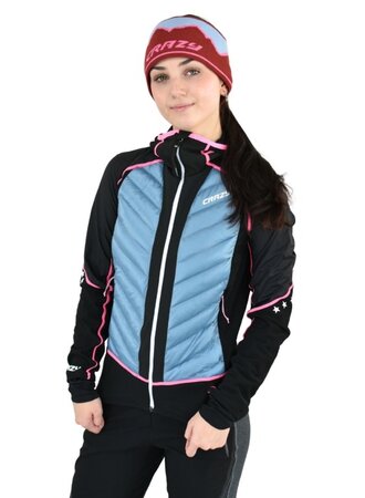Zimná bunda Crazy Idea Jacket Channel Woman Blueberry