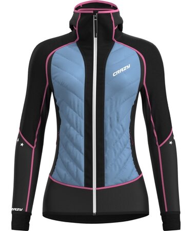 Zimná bunda Crazy Idea Jacket Channel Woman Blueberry