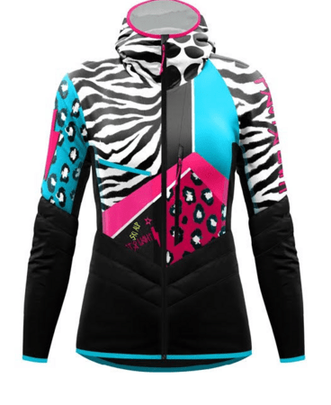 Zimná bunda Crazy Idea Jkt Lynx Woman Black/Zebra