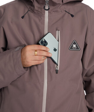 Zimná bunda DC Basis 30K Jacket Plum Truffle