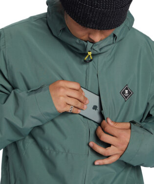 Zimná bunda DC Basis Jacket Dark Forest