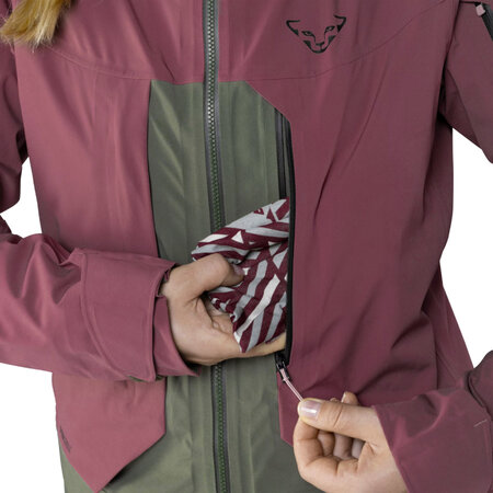 Bunda Dynafit Tigard 3L Stretch JKT W Dark Rose Bunda Dynafit Tigard 3L Stretch JKT W Dark Rose