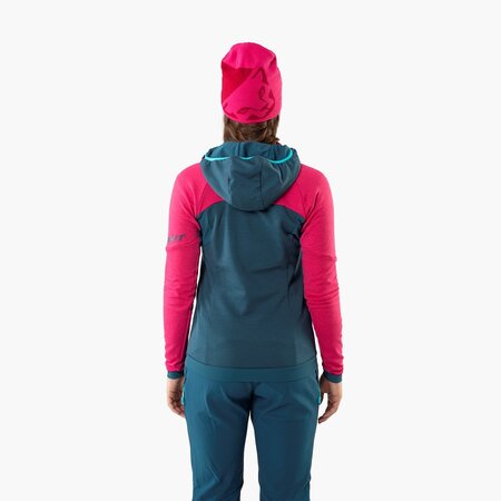 Dámska bunda Dynafit Tour Wool Thermal Hooded Jacket Flamingo
