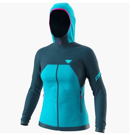 Dámska bunda Dynafit Tour Wool Thermal Hooded Jacket Petrol