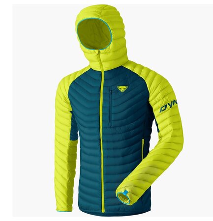 Pánska bunda Dynafit Radical Down RDS Hooded Jacket Lime Punch