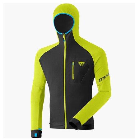 Pánska Bunda Dynafit Radical Polartec Hooded Jacket Lime Punch