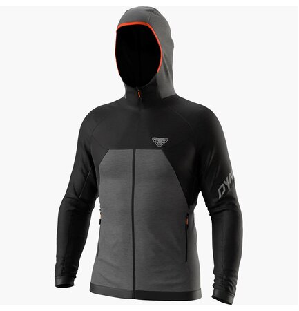 Pánska bunda Dynafit Tour Wool Thermal Hooded Black Out