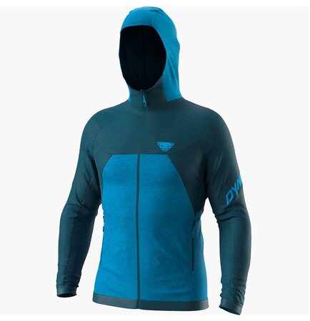 Pánska bunda Dynafit Tour Wool Thermal Hooded Petrol