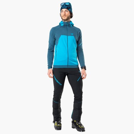 Pánska bunda Dynafit Tour Wool Thermal Hooded Petrol