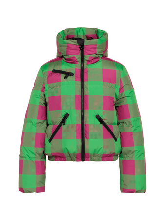 Lyžiarska bunda Goldbergh Cabin Ski Jacket Green/Pink