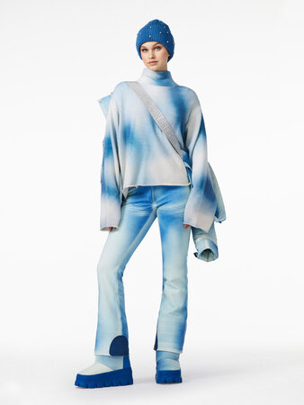 Lyžiarska bunda Goldbergh Ciel Bleu Ski Jacket Denim print