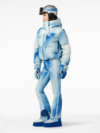 Lyžiarska bunda Goldbergh Ciel Bleu Ski Jacket Denim print
