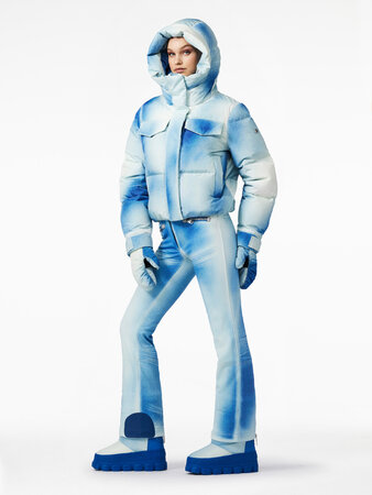 Lyžiarska bunda Goldbergh Ciel Bleu Ski Jacket Denim print