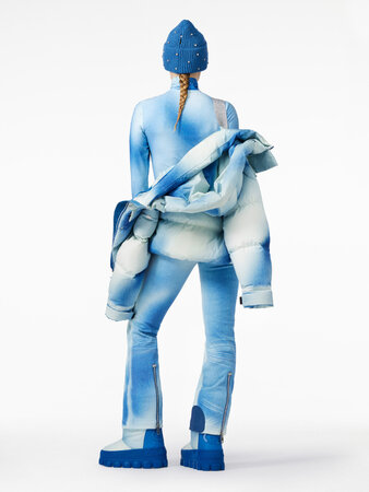 Lyžiarska bunda Goldbergh Ciel Bleu Ski Jacket Denim print