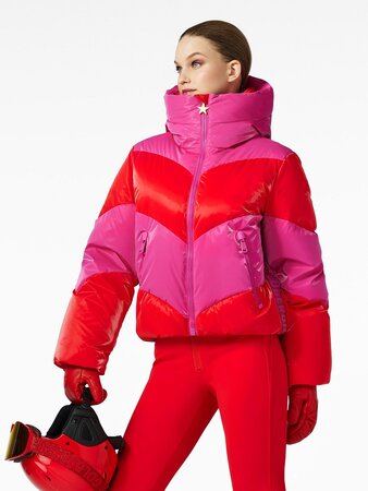 Lyžiarska bunda Goldbergh Courage Ski Jacket Flame/Pink Lyžiarska bunda Goldbergh Courage Ski Jacket Flame/Pink