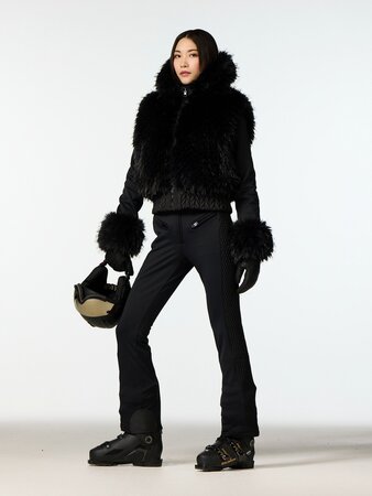 Lyžiarska bunda Goldbergh Furry Ski Jacket Black