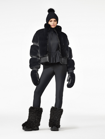 Lyžiarska bunda Goldbergh Furry Ski Jacket Black 24/25