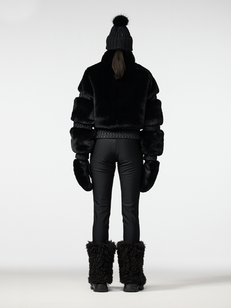 Lyžiarska bunda Goldbergh Furry Ski Jacket Black 24/25