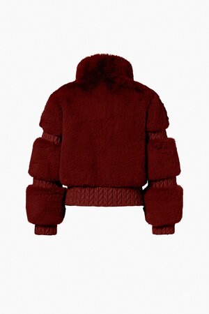 Lyžiarska bunda Goldbergh Furry Ski Jacket Vino Rosso