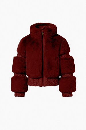 Lyžiarska bunda Goldbergh Furry Ski Jacket Vino Rosso
