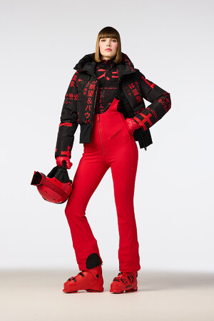 Lyžiarska bunda Goldbergh Gaito Ski Jacket Street Sign Black/Red