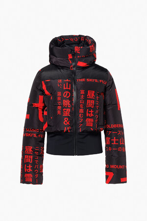 Lyžiarska bunda Goldbergh Gaito Ski Jacket Street Sign Black/Red