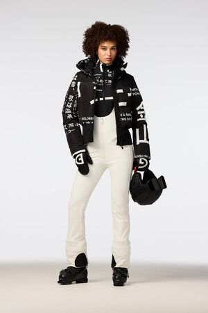 Lyžiarska bunda Goldbergh Gaito Ski Jacket Street Sign Black/White