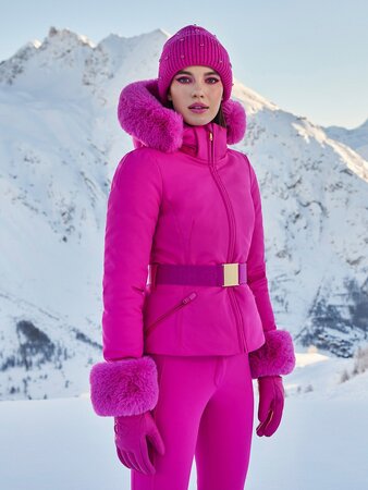 Bunda Goldbergh Giselle Faux Border Ski Jacket Passion Pink Bunda Goldbergh Giselle Faux Border Ski Jacket Passion Pink