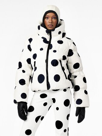 Bunda Goldbergh Grand Ski Jacket Dot Cream Bunda Goldbergh Grand Ski Jacket Dot Cream
