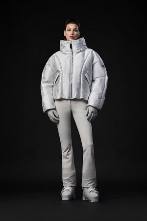 Lyžiarska bunda Goldbergh Hanu Ski Jacket Cherry Blossom Birch Grey