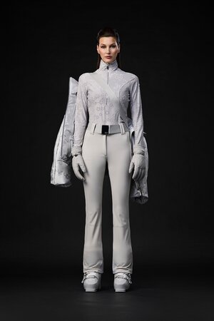 Lyžiarska bunda Goldbergh Hanu Ski Jacket Cherry Blossom Birch Grey