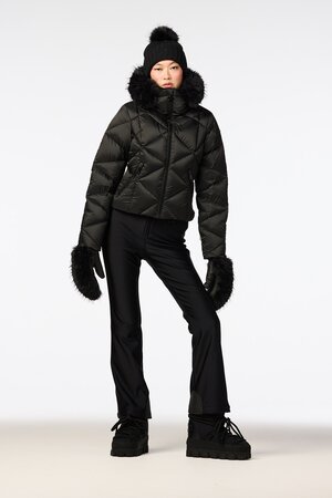 Lyžiarska bunda Goldbergh Harumi Ski Jacket Faux Border Black