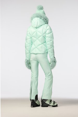 Lyžiarska bunda Goldbergh Harumi Ski Jacket Faux Border Matcha Mint