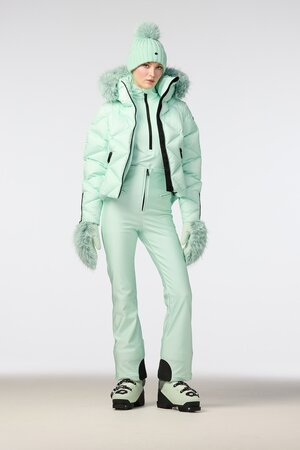 Lyžiarska bunda Goldbergh Harumi Ski Jacket Faux Border Matcha Mint