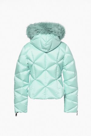 Lyžiarska bunda Goldbergh Harumi Ski Jacket Faux Border Matcha Mint