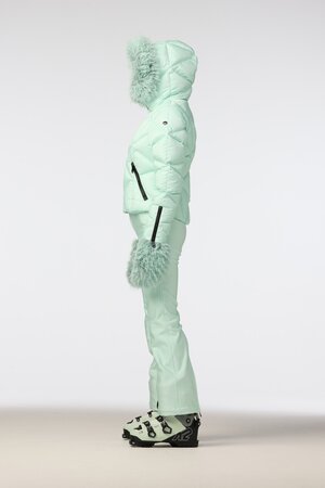 Lyžiarska bunda Goldbergh Harumi Ski Jacket Faux Border Matcha Mint