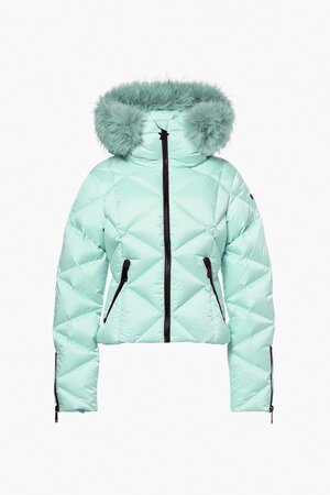 Lyžiarska bunda Goldbergh Harumi Ski Jacket Faux Border Matcha Mint