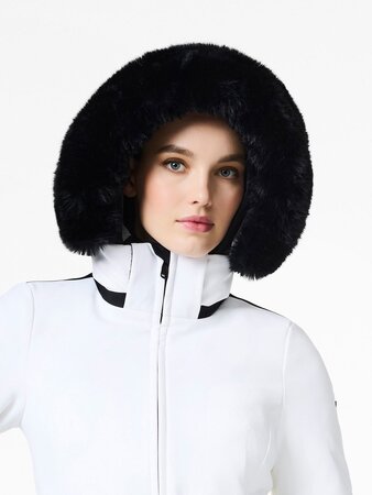 Lyžiarska bunda Goldbergh Hida Faux Border Ski Jacket White 24/25