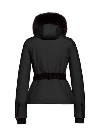Lyžiarska bunda Goldbergh Hida Jacket Faux Fur Black