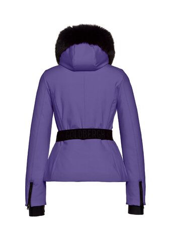 Lyžiarska bunda Goldbergh Hida Jacket Real Fox Fur Amethyst