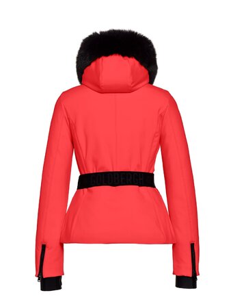 Lyžiarska bunda Goldbergh Hida Jacket Real Fox Fur Flame