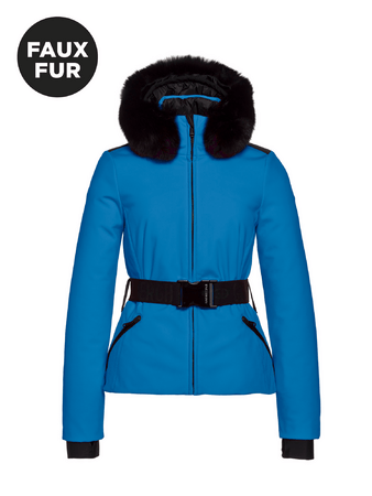 Lyžiarska bunda Goldbergh Hida Ski Jacket Faux Border Electric Blue