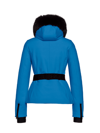 Lyžiarska bunda Goldbergh Hida Ski Jacket Faux Border Electric Blue