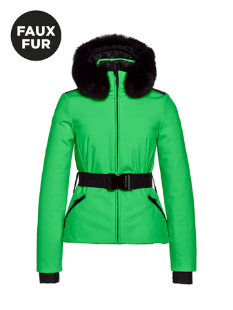 Lyžiarska bunda Goldbergh Hida Ski Jacket Faux Border Flash Green Lyžiarska bunda Goldbergh Hida Ski Jacket Faux Border Flash Green