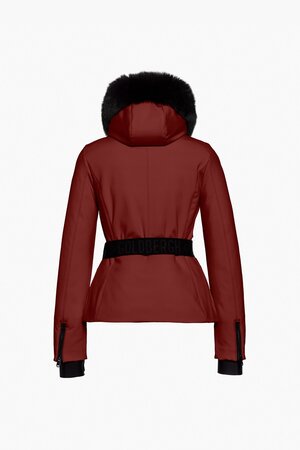 Lyžiarska bunda Goldbergh Hida Ski Jacket Faux Border Vino Rosso