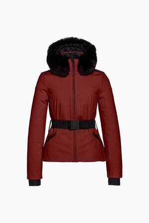 Lyžiarska bunda Goldbergh Hida Ski Jacket Faux Border Vino Rosso