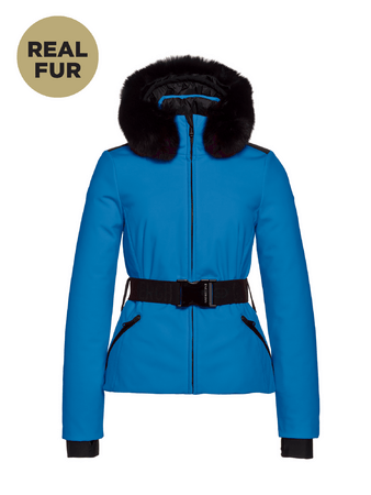 Lyžiarska bunda Goldbergh Hida Ski Jacket Real Border Electric Blue Lyžiarska bunda Goldbergh Hida Ski Jacket Real Border Electric Blue