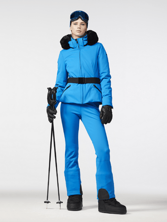 Lyžiarska bunda Goldbergh Hida Ski Jacket Real Border Electric Blue Lyžiarska bunda Goldbergh Hida Ski Jacket Real Border Electric Blue