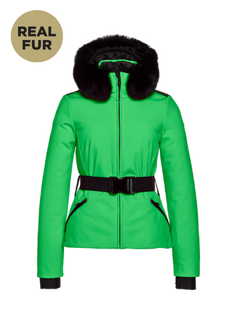 Lyžiarska bunda Goldbergh Hida Ski Jacket Real Border Flash Green